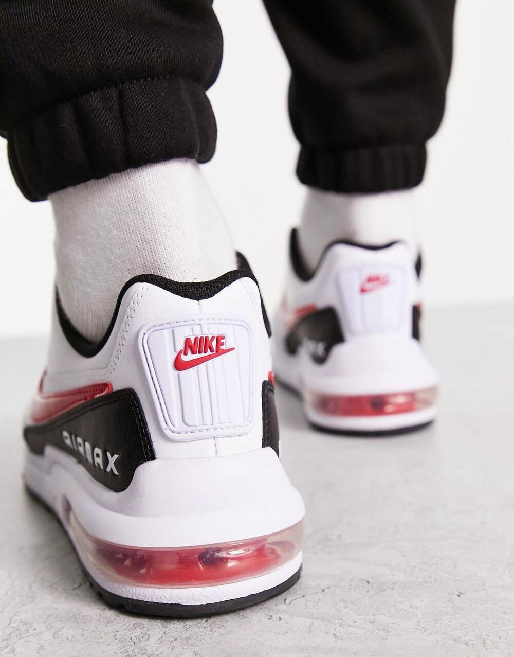 Nike Air Max LTD 3 White University Red Black Sneakers - Picture 3 of 12